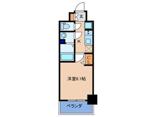 ﾌﾟﾚｻﾝｽ天神橋筋六丁目ｳﾞｫﾜｰﾙの物件間取画像